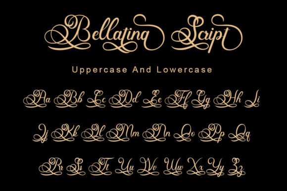 Bellatina Script Font - Preview 6