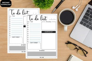 Classic to Do List Template Printable Graphic by Rainbowds · Creative ...