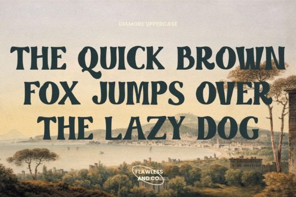 Diamore Font PNG with transparent background - Preview 6