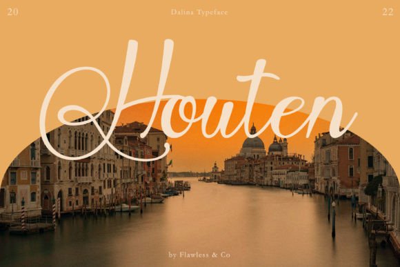 Javin Font PNG with transparent background - Preview 6