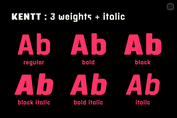 Kentt Font PNG with transparent background - Preview 1