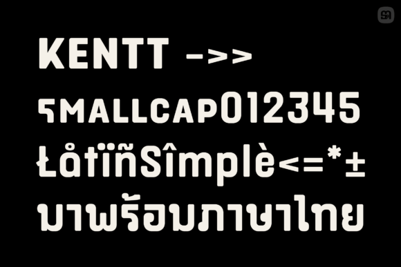 Kentt Font PNG with transparent background - Preview 6