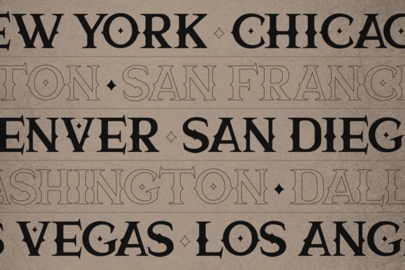 Kingvoon Font PNG with transparent background - Preview 3