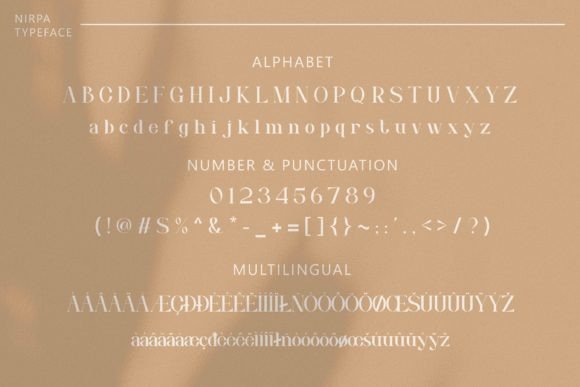 Nirpa Font PNG with transparent background - Preview 3