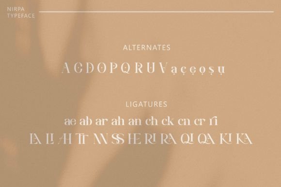 Nirpa Font PNG with transparent background - Preview 4