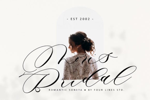 Romantic Soneta Font PNG with transparent background - Preview 2