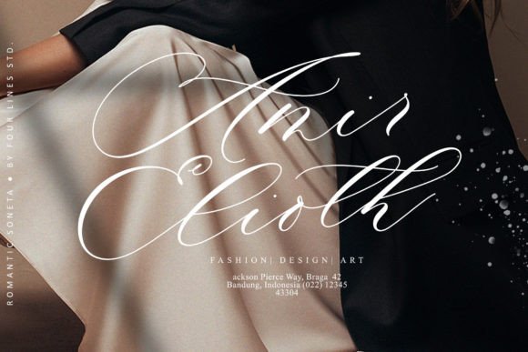 Romantic Soneta Font PNG with transparent background - Preview 4