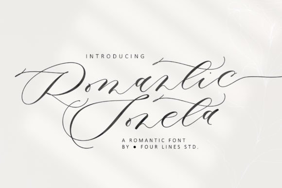 Romantic Soneta Font PNG with transparent background - Preview 1
