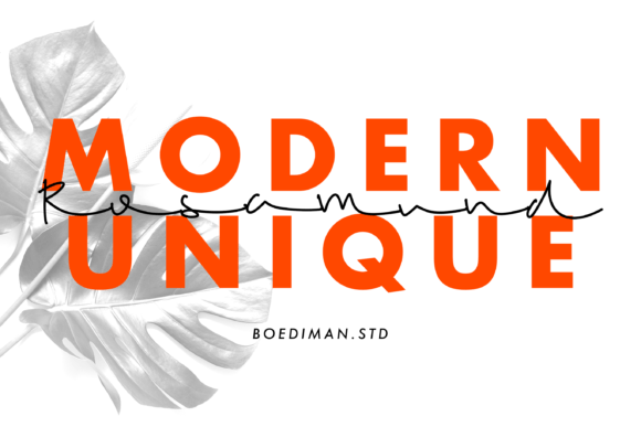 Rosamund Font PNG with transparent background - Preview 2