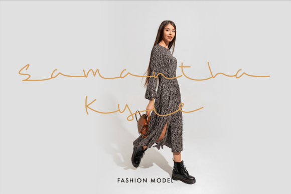 Rosamund Font PNG with transparent background - Preview 3