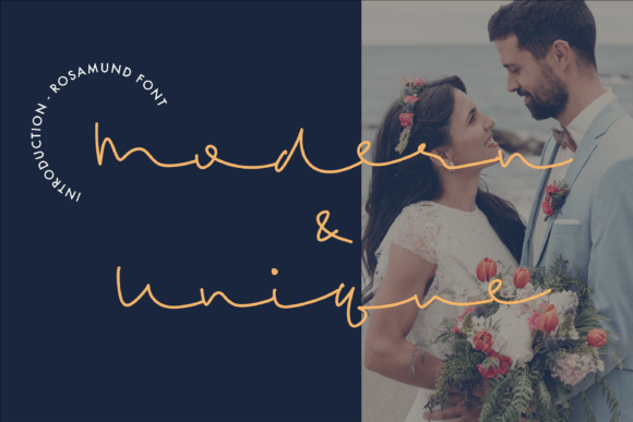 Rosamund Font PNG with transparent background - Preview 4