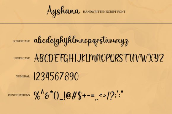 Ayshana Font - Preview 5