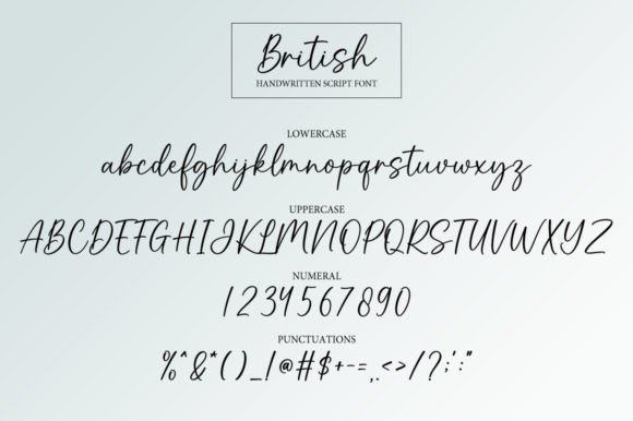 British Font - Preview 5