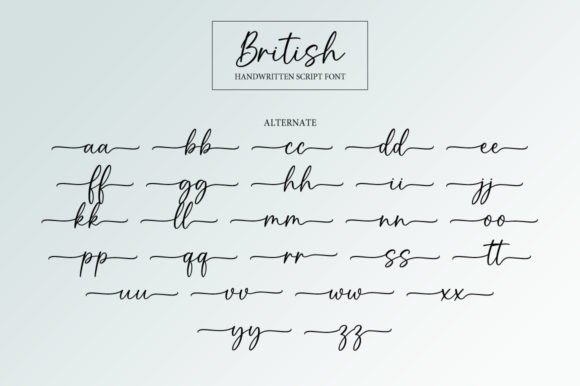 British Font - Preview 6