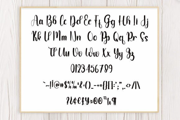 Calligraphy Font - Preview 3