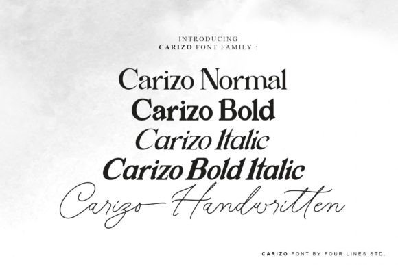 Carizo Font - Preview 1