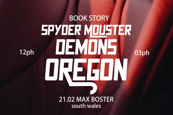 Crash Demons Font - Preview 5