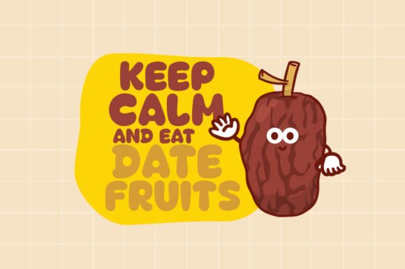 Date Fruit Days Font - Preview 1