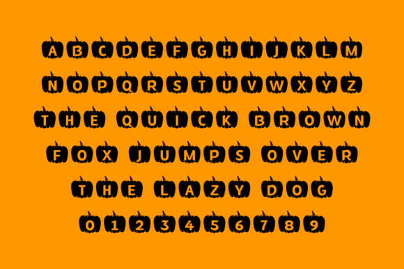 Fall Pumpkins Font - Preview 2