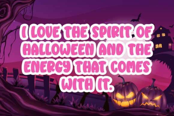 Fall Spooky Font - Preview 1