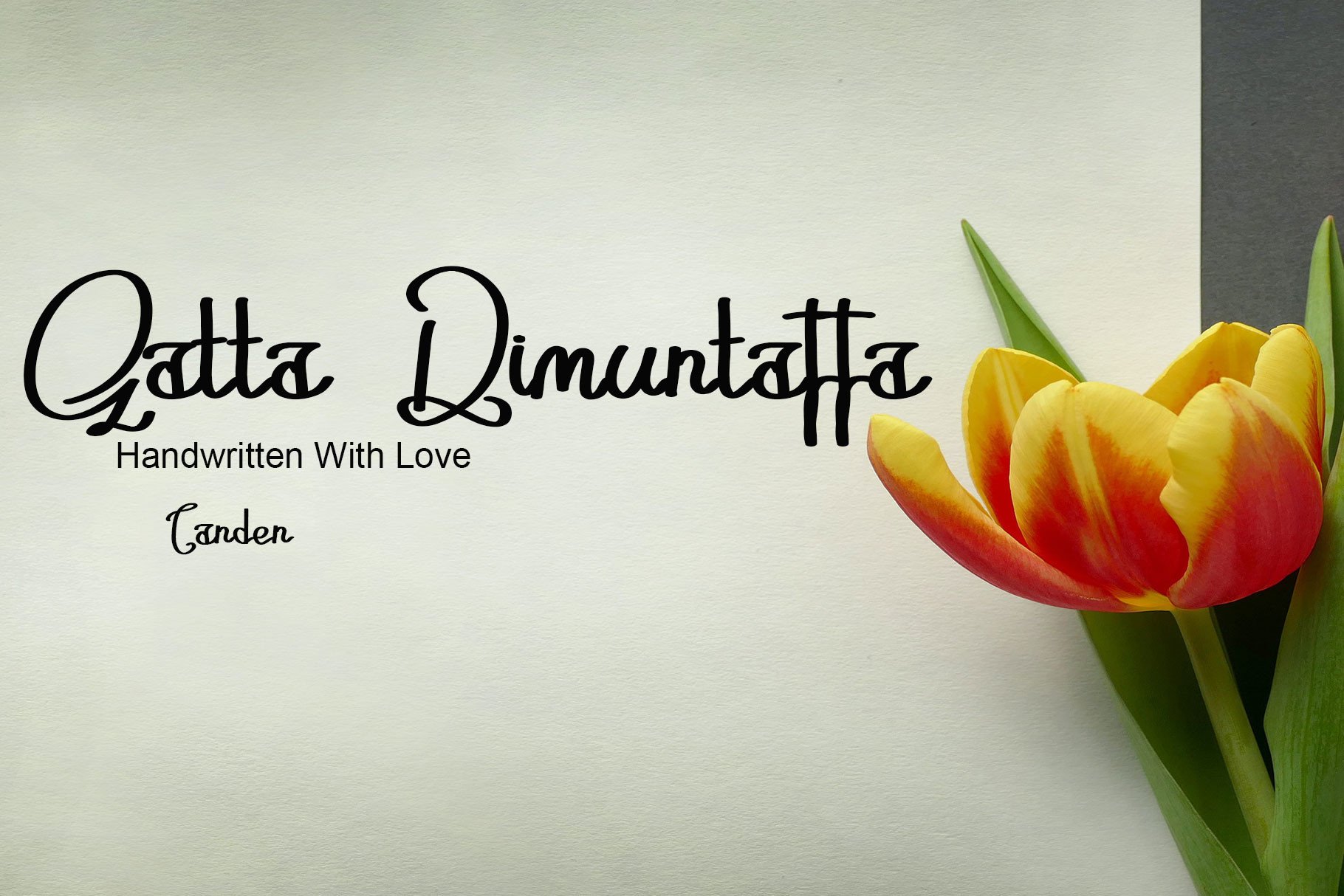 Text Daffa Gatta Dimuntaffa Font by Canden Meutuah ยท Creative Fabrica
