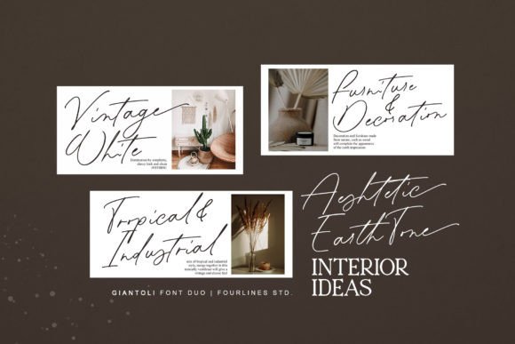 Giantoli Duo Font PNG with transparent background - Preview 2