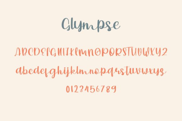 Glimpse Font - Preview 2