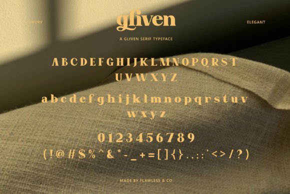 Gliven Font - Preview 6