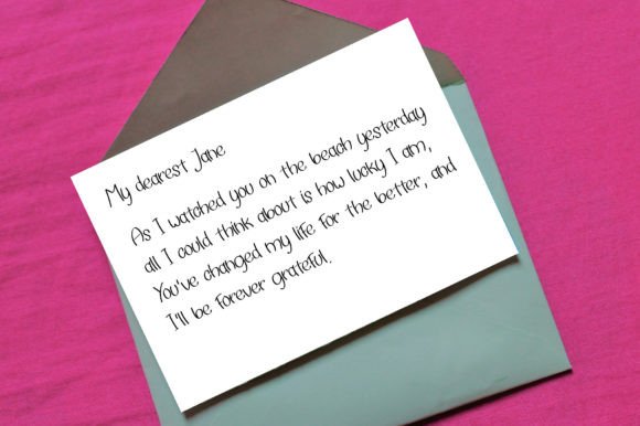 Hand Note Font - Preview 1