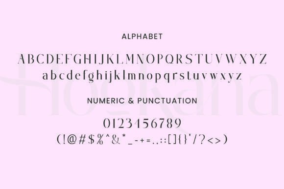 Hookana Font PNG with transparent background - Preview 2