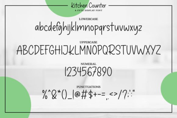 Kitchen Counter Font - Preview 5