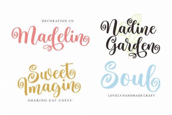 La Manilla Font PNG with transparent background - Preview 5