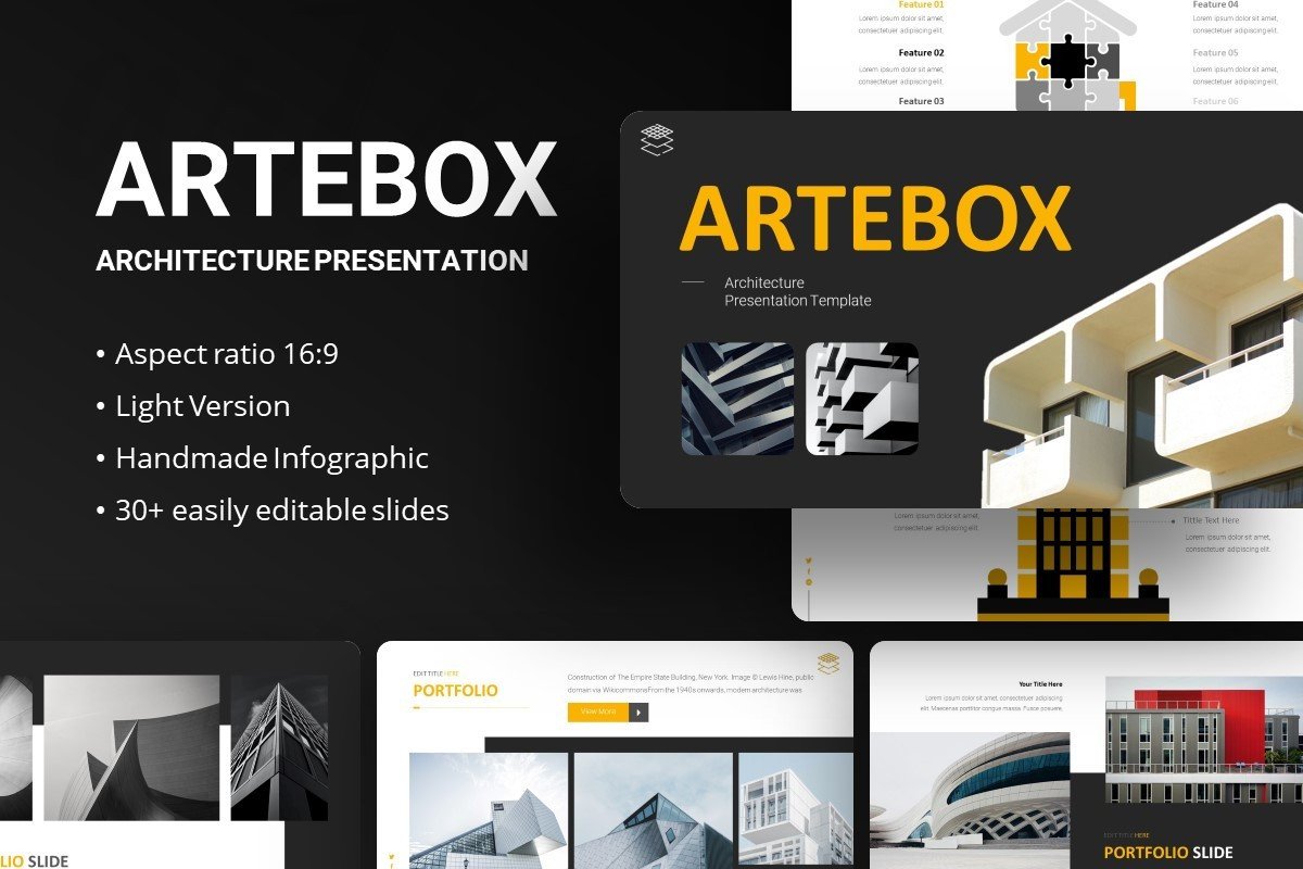 Presentation Template - Artebox Graphic by dijimedia · Creative Fabrica