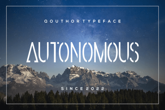 Qauthor Font PNG with transparent background - Preview 1