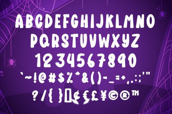Silent Ghost Font PNG with transparent background - Preview 3