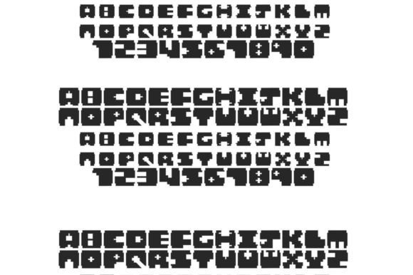 Block Pixel Font - Preview 1