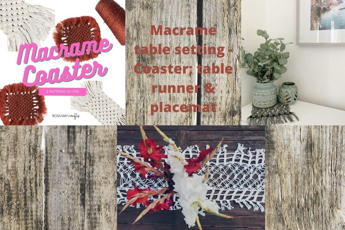 Boho Modern Macrame Wedding Table Decor