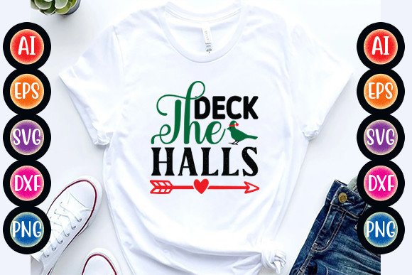 Deck the Halls Graphic by DigitalCraftHub · Creative Fabrica