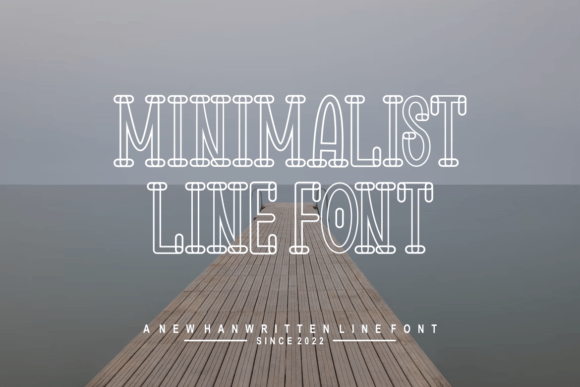 Elipline Font - Preview 1