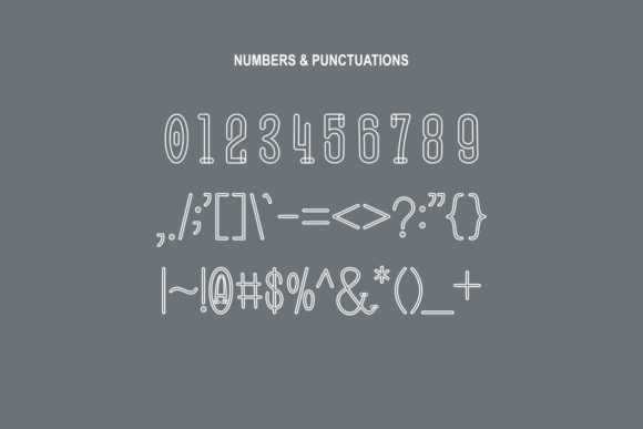 Elipline Font - Preview 3