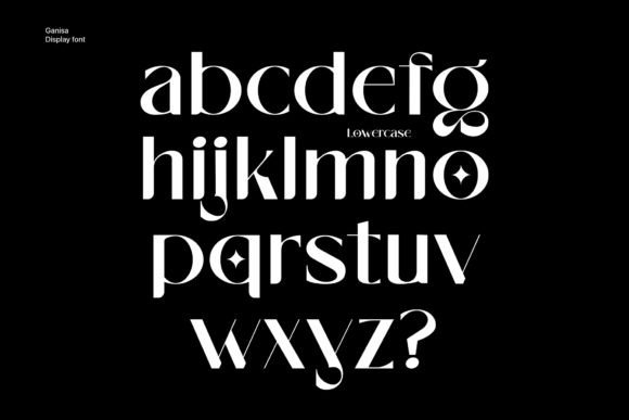 Ganisa Font PNG with transparent background - Preview 3