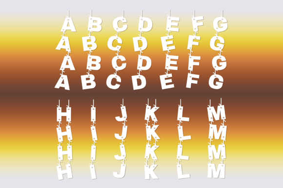 Hanging Font - Preview 1