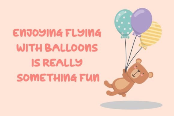 Kindie Bear Font PNG with transparent background - Preview 1