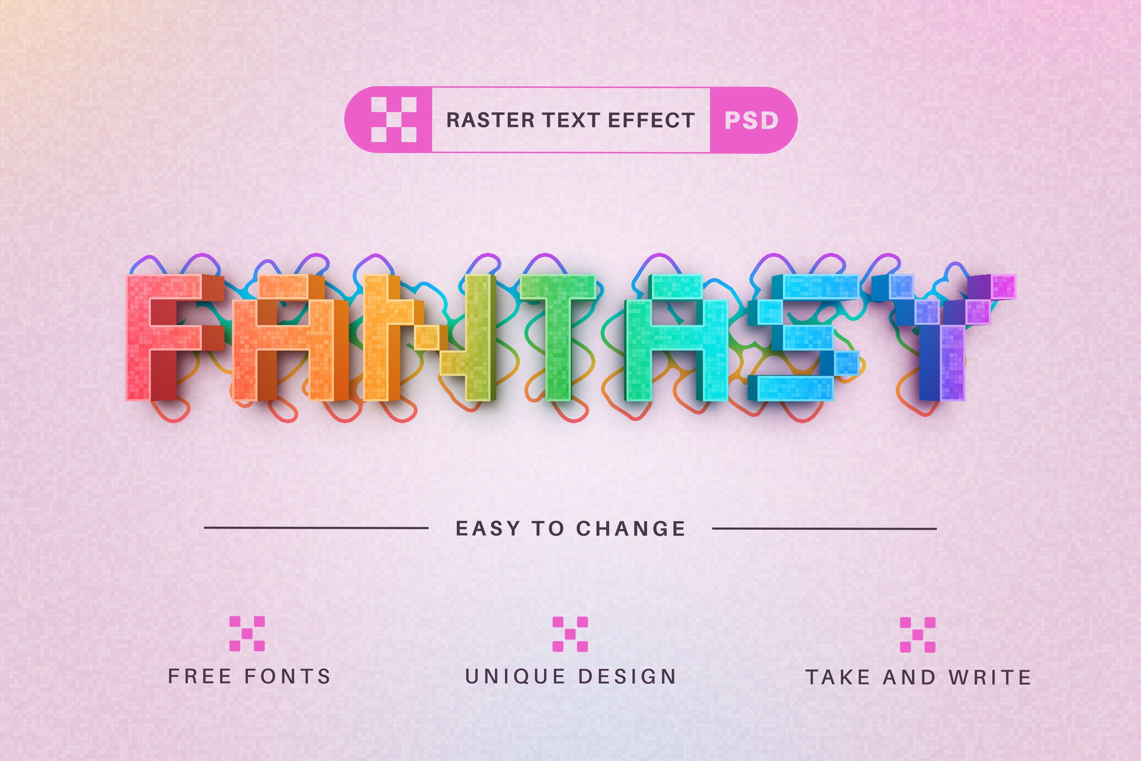 PSD Fantasy - Editable Text Effect Graphic by rwgusev · Creative Fabrica