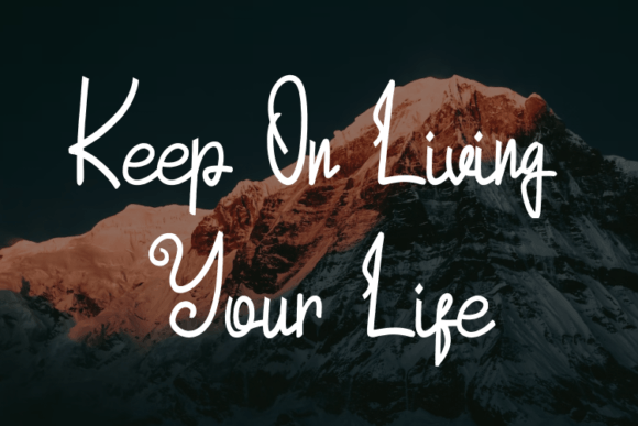 Rissya Font PNG with transparent background - Preview 1