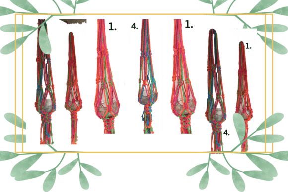 Tealight Floral Macrame Holders Pattern