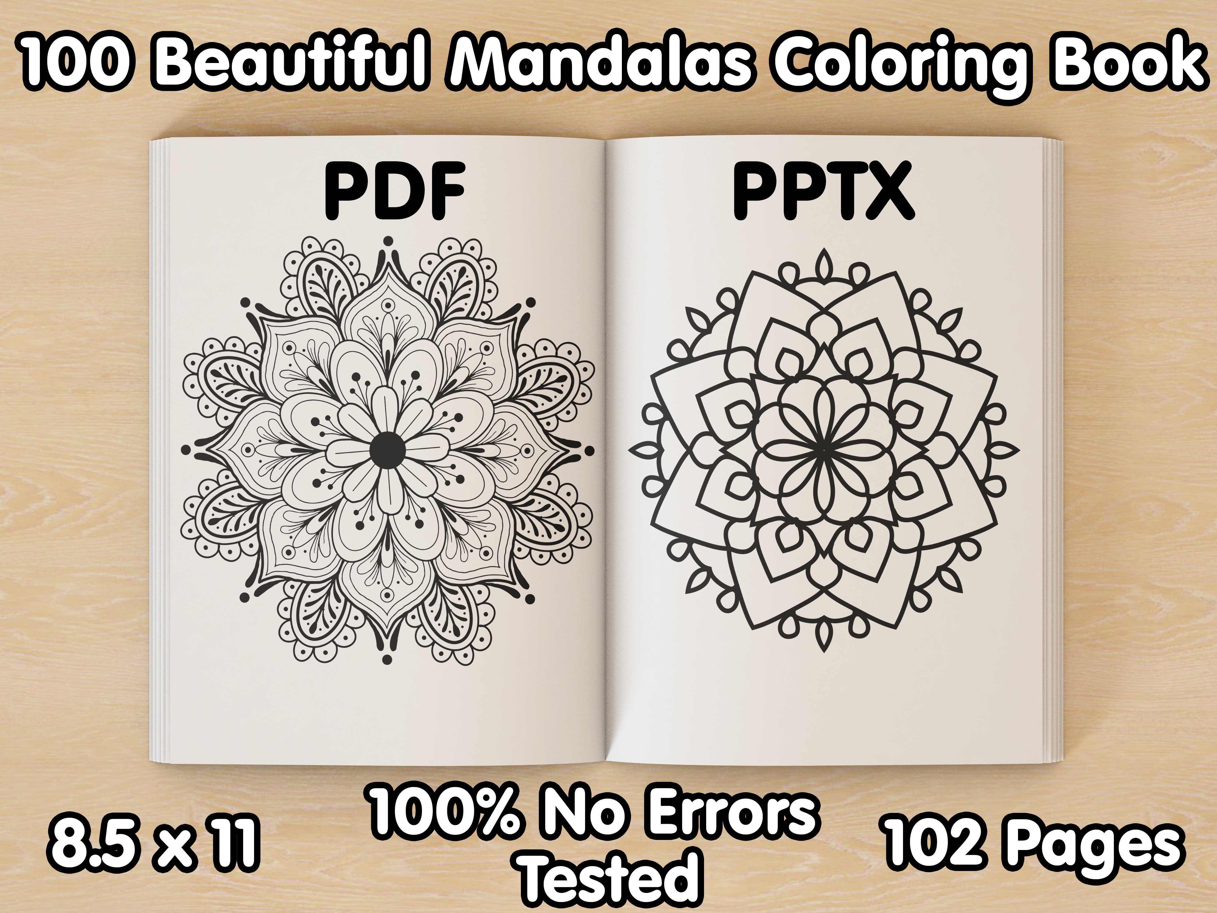Beautiful Mandalas Coloring Book