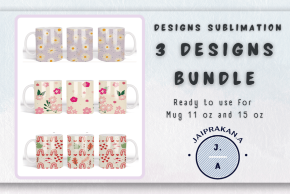 18 Coffee Mug Sublimation Designs
