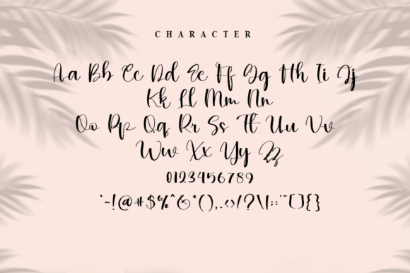 Flaminggo Font PNG with transparent background - Preview 2