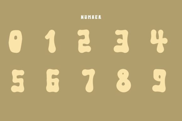 Happy Groovy Font PNG with transparent background - Preview 3